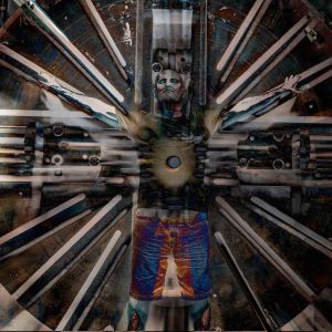 Top Shot of the Year 2023 'Industrial Sacrifice' - Photographer Bruce Wallace.
The image is a composite of 2 images both taken at Cockatoo Island on our society photo walk. I blended the 2 images in Photoshop to get the result.